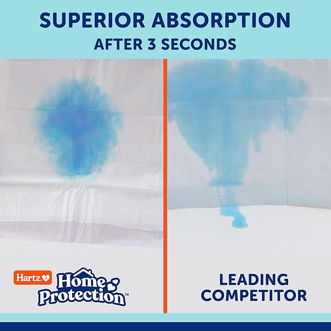 Hartz Home Protection Mountain Fresh Scented USA Made Dog Pads, XXL 60 Count, Super Absorbent & Won't Leak, Odor Eliminating - Image 5