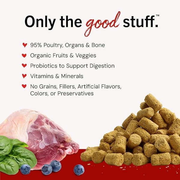 Stella & Chewy's Freeze-Dried Raw Duck Duck Goose Meal Mixers - Dog Food Topper and Mixer - Made with 95% Cage-Free Poultry, Organs & Bone - Perfect for Picky Eaters - Grain-Free - 3.5 oz - Image 2