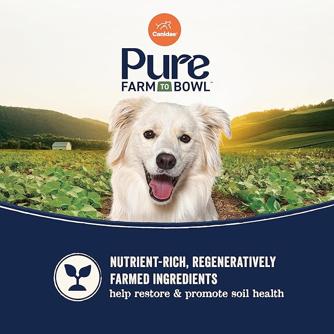 Canidae Pure Farm to Bowl, Grain-Free, Wild-Caught Salmon & Sweet Potato Dog Food, Adult 22lb - Image 3